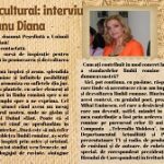 Soroca: o elevă – premiată la un concurs pentru revista în care o intervievează pe poeta Diana CIUGUREANU   